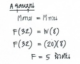 ตัวอย่างโจทย์ฟิสิกส์ ม.4 เรื่องสมดุลกล